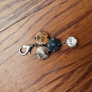 Sabika Authentic Swarovski Retired Multi colored pendant